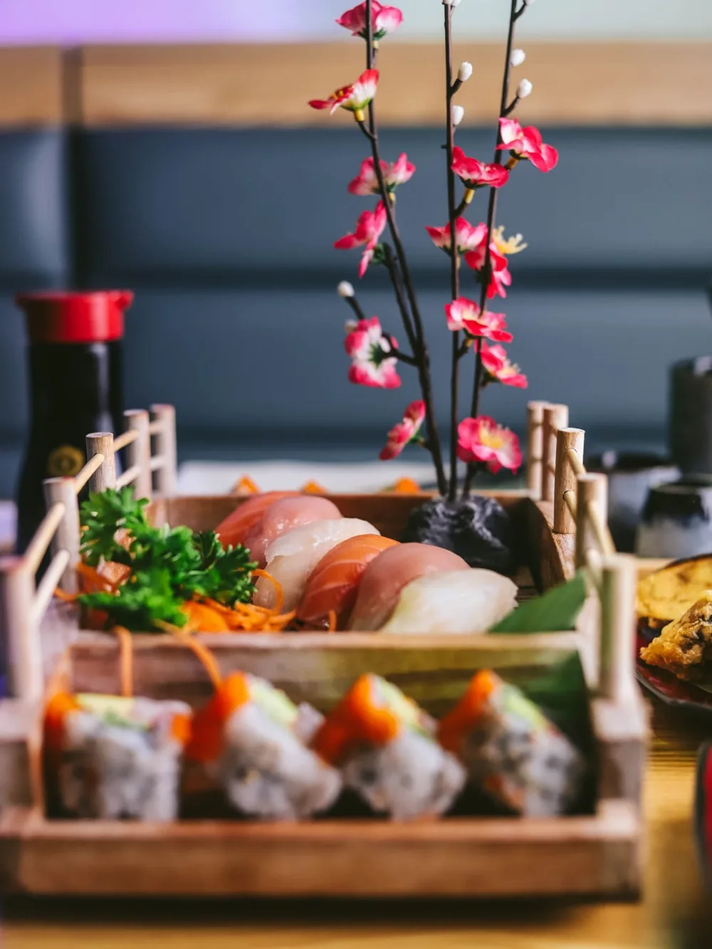 Fresh sushi and sashimi prepared daily at Sushi Panda, SE Calgary